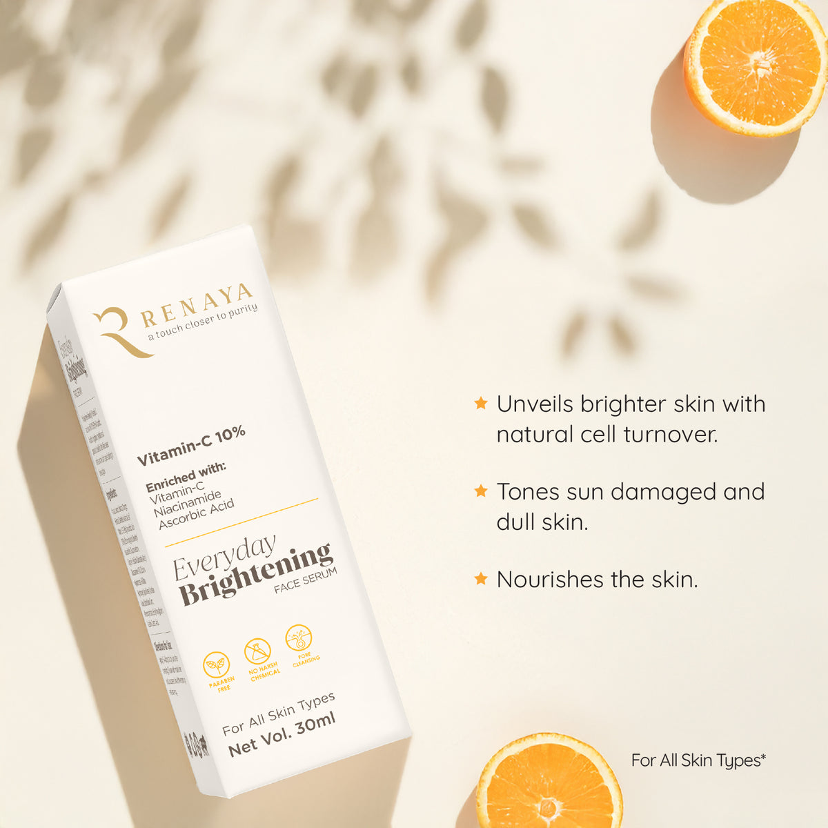 Renaya Vitamin C 10% Brightening Serum – RenayaCare: 100% Authentic ...
