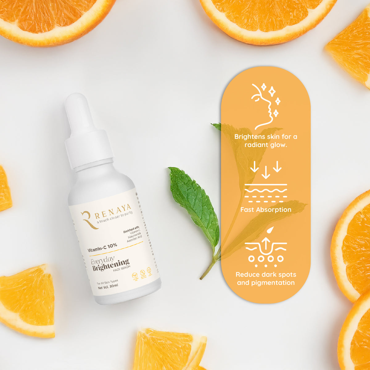 Renaya Vitamin C 10% Brightening Serum – RenayaCare: 100% Authentic ...